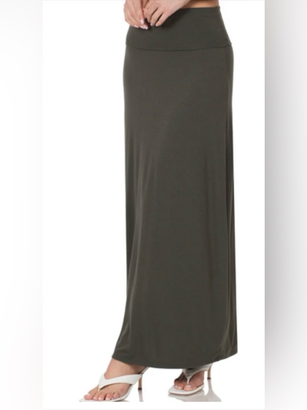 Zenana Relaxed Fit Maxi Skirt